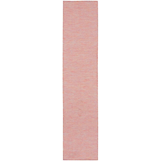 Nourison Selerno Indoor/Outdoor Solid Area Rug - 2' x 6' - Rainbow