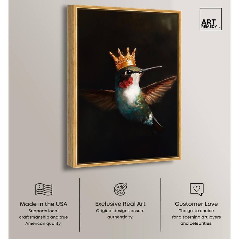 Royal Bird I Canvas by Art Remedy