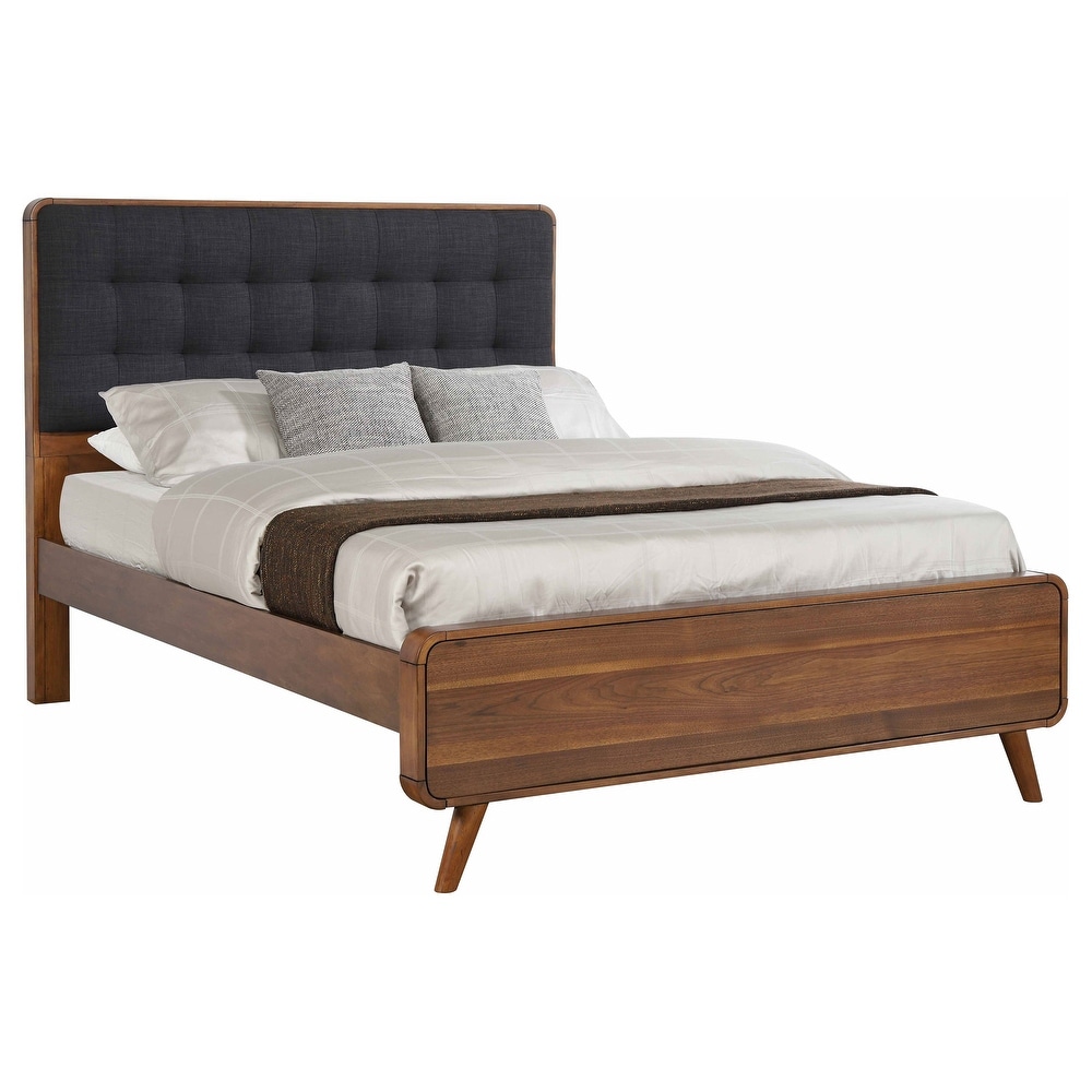 Mid century california king best sale bed