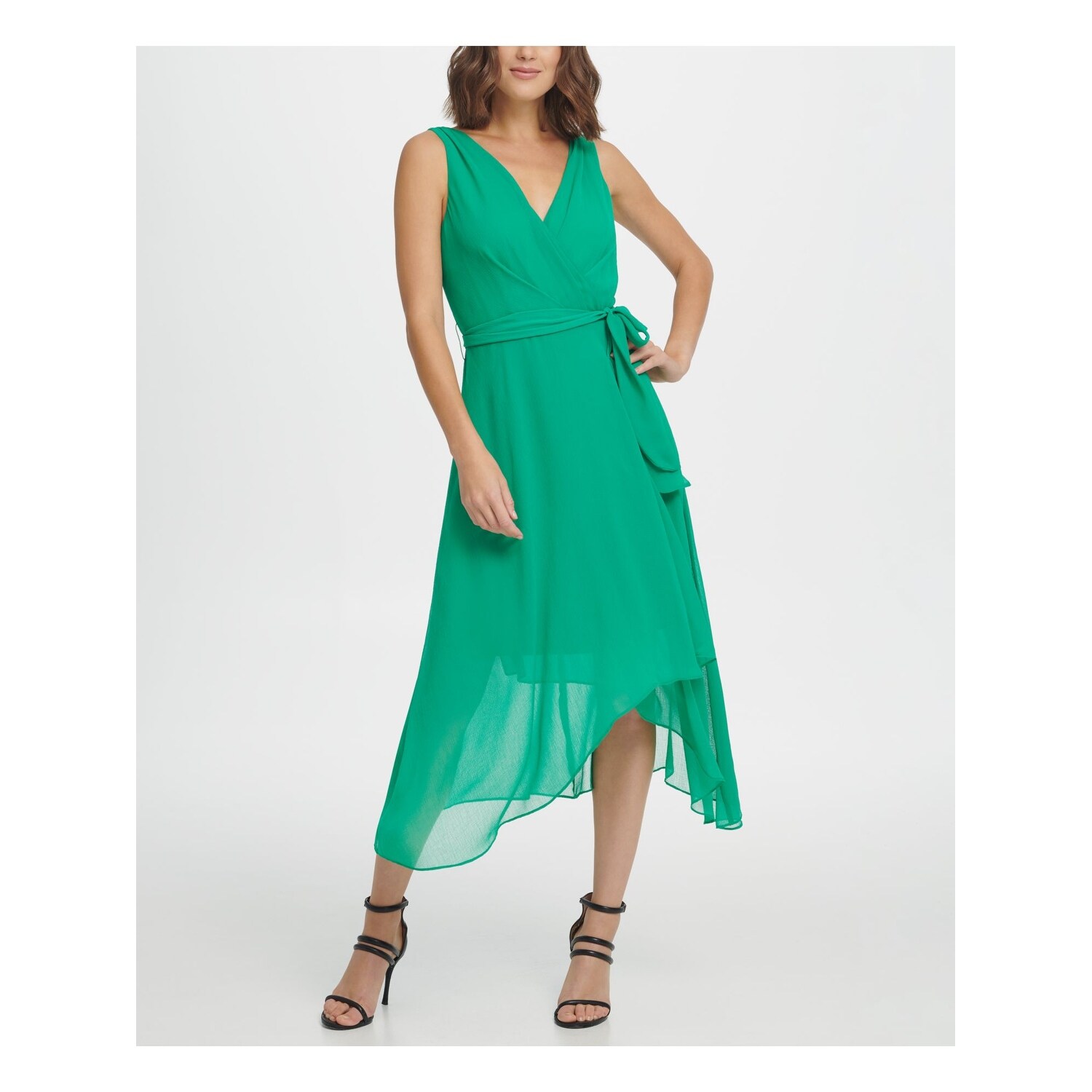 Green dkny dress clearance