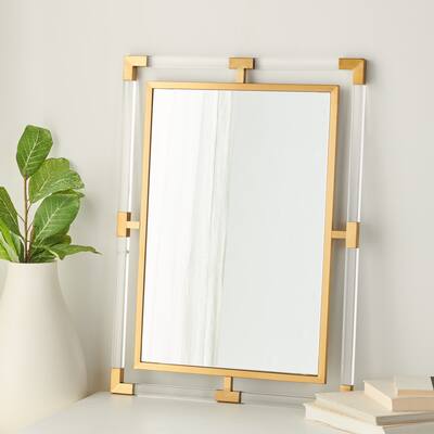 SAFAVIEH Couture Jennabelle Glam Acrylic 28 x 38-inch Rectangle Mirror - 28 in. W x 1 in. D x 38 in. H