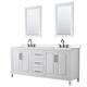 Option White, Black Trim, White Quartz Top