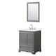 Option Dark Gray, Chrome Trim, Giotto Quartz Top