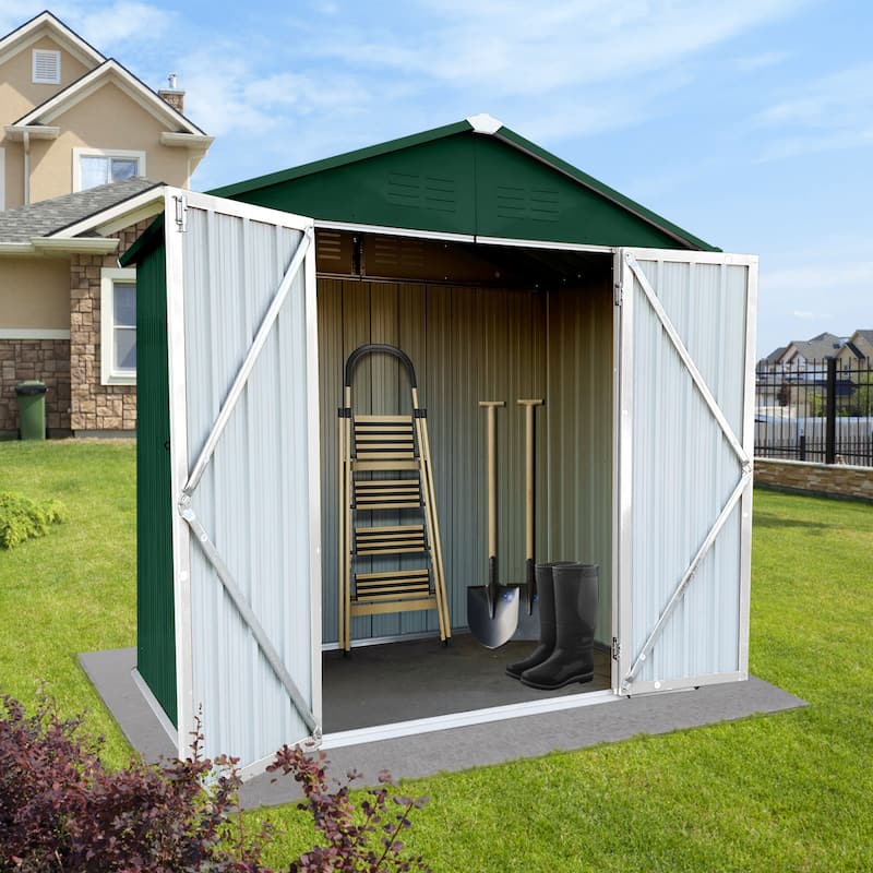 6FTx4FT Outdoor Storage Sheds Tool Storage Shed with Door
