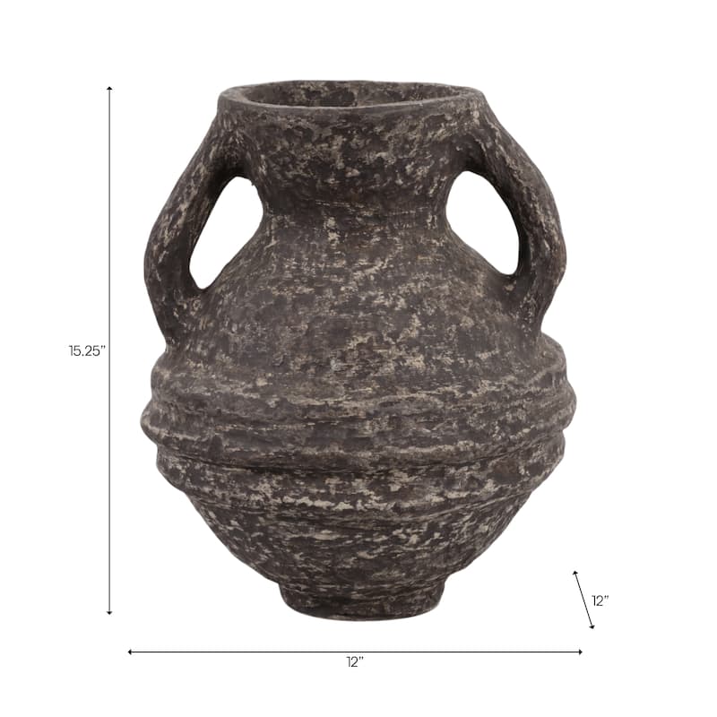 Pottery Modern Decorative Vase Featuring Unique Sculptural Form