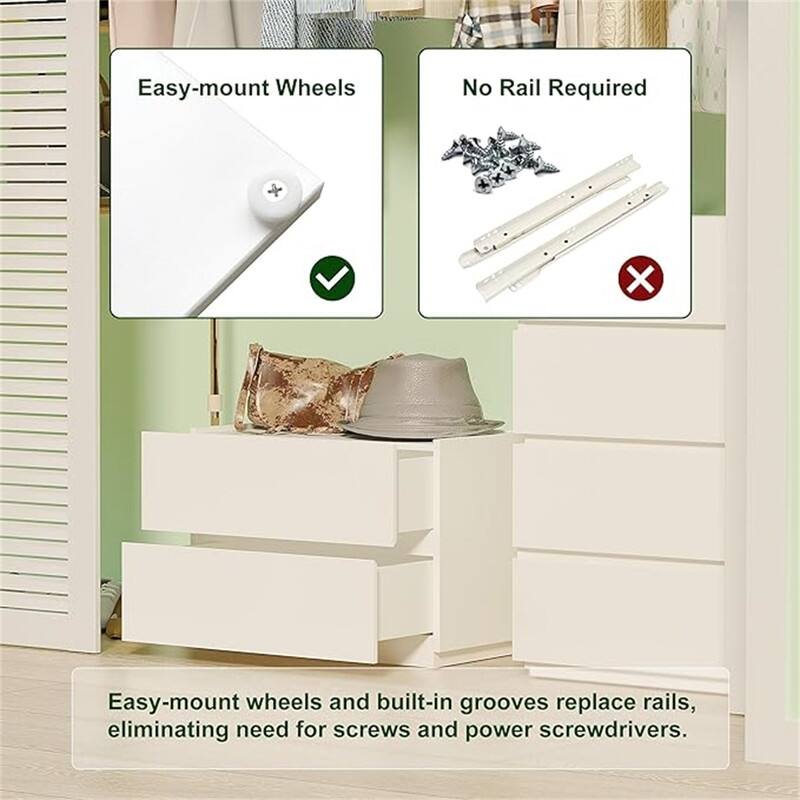 Nightstand Sofa Beside Table Drawer Chest 23.6 in
