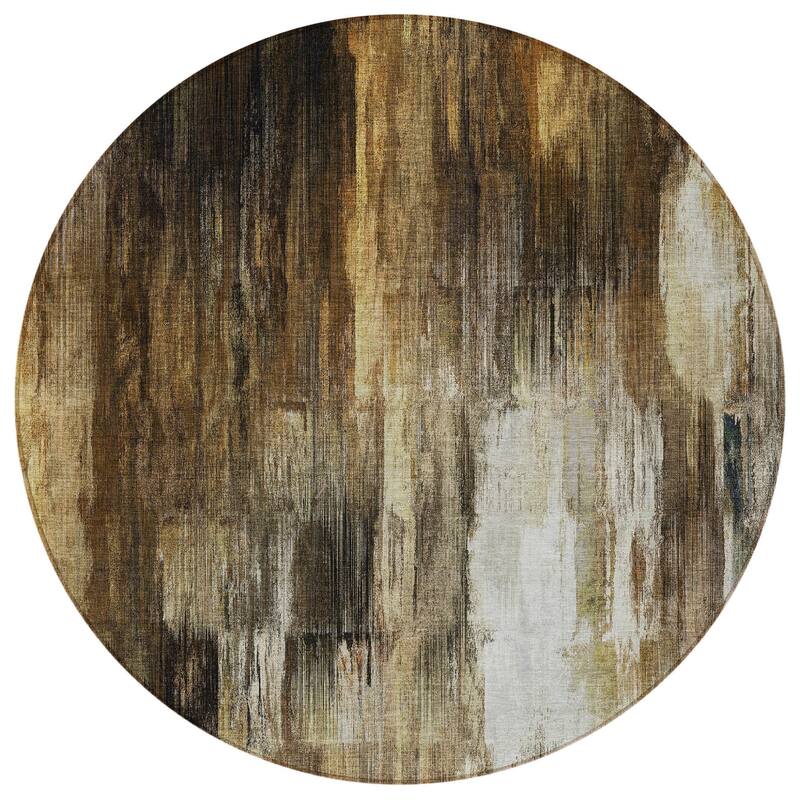 Alrive Contemporary Abstract Weather Resistant Classic Meets Modern Outdoor Rug