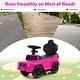 preview thumbnail 39 of 39, 3-In-1 Ride on Push Car Mercedes Benz G350 Stroller Sliding Car with Canopy - 34.3" x 15.5" x 37.4" (L x W x H)