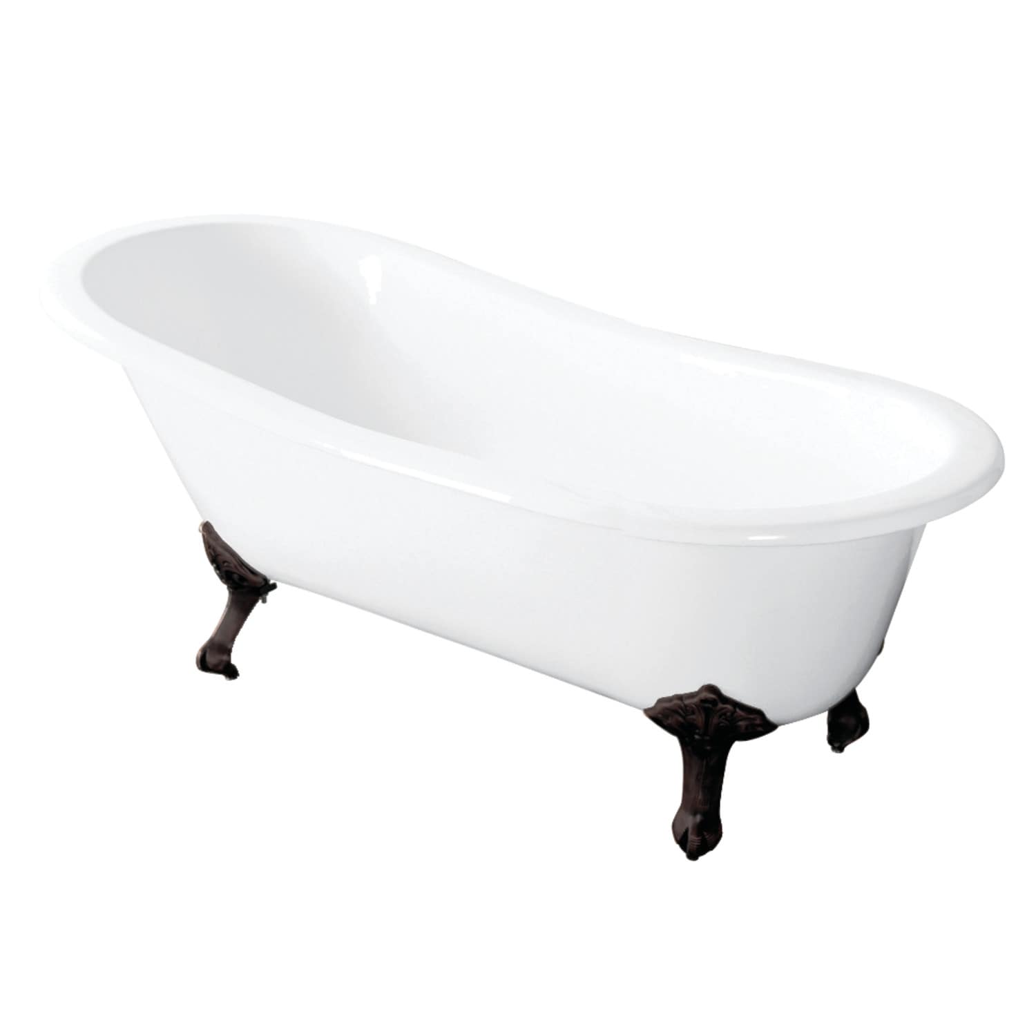57 clawfoot tub clearance