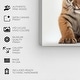 preview thumbnail 5 of 5, Wynwood Studio Canvas Animals Baby Animal Tiger Gold and Modern & Contemporary Wall Art Canvas Print - Gold, White