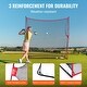 preview thumbnail 7 of 17, VEVOR Golf Practice Hitting Net Portable Home Golf Aid Net with Solid Fiberglass Frame and Carry Bag