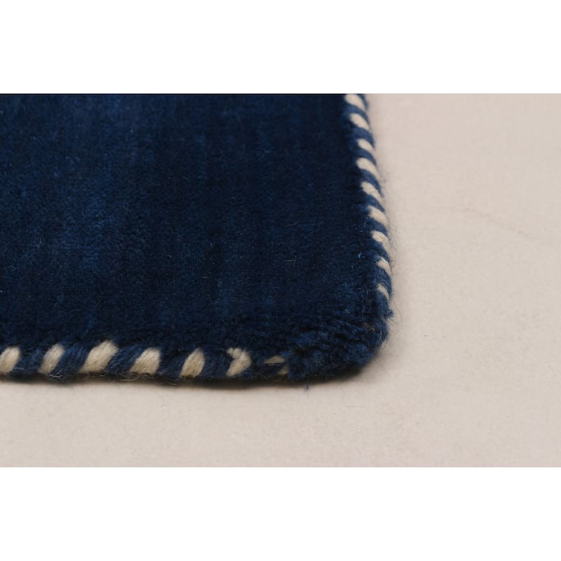 Kashkuli Gabbeh Blue Rug 4'10" x 6'3" - 4'10 x 6'3