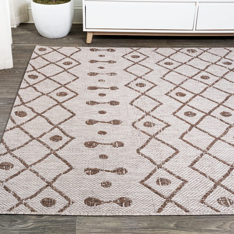 JONATHAN Y Tokay Tribal Bohemian Indoor/Outdoor Area Rug