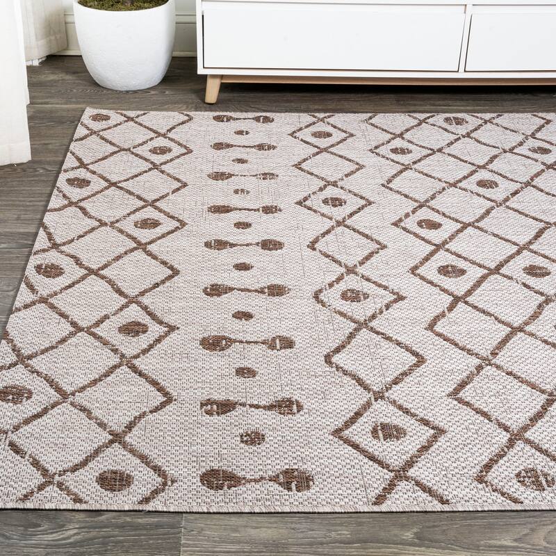 JONATHAN Y Tokay Tribal Bohemian Indoor/Outdoor Area Rug