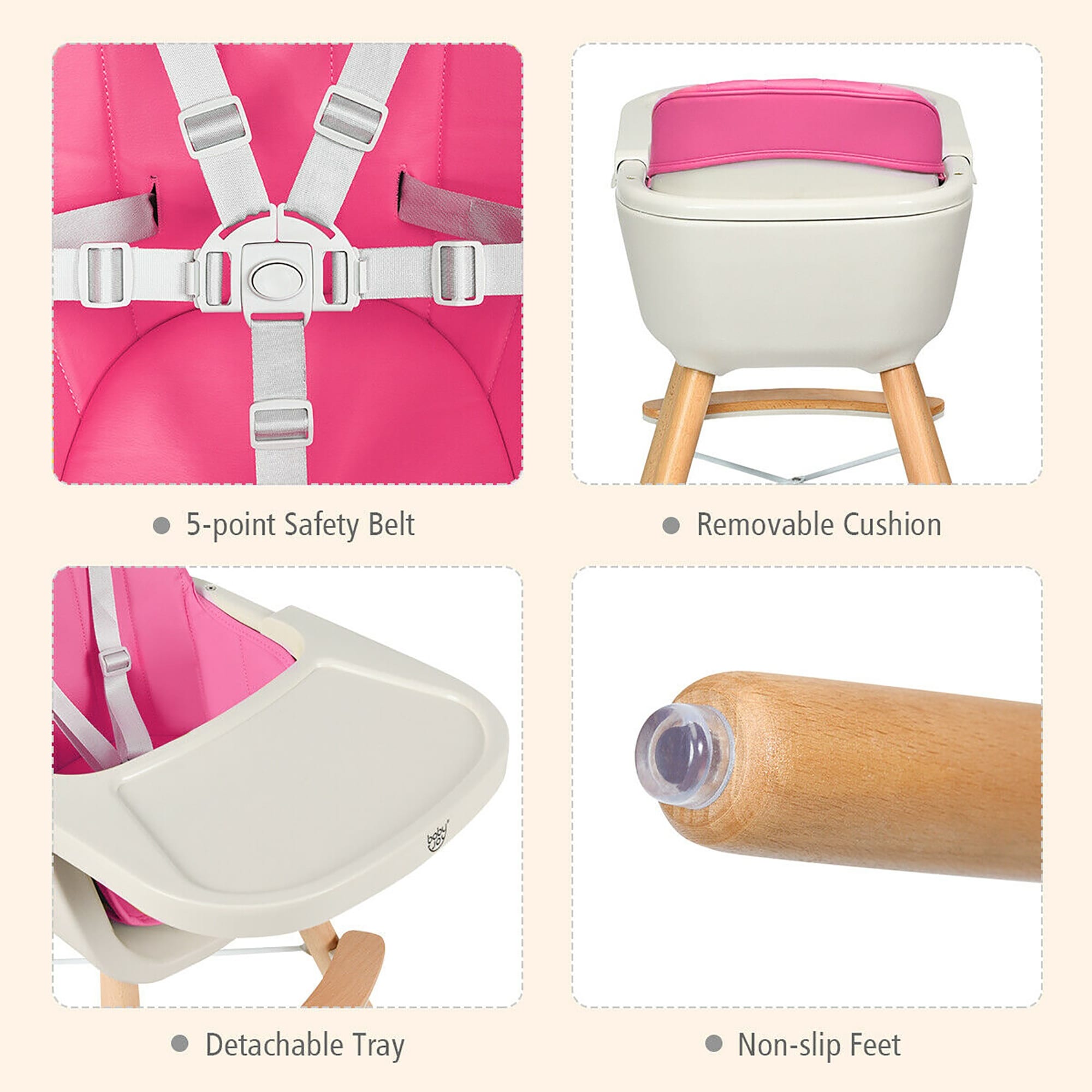Babyjoy 3 in 1 sales high chair