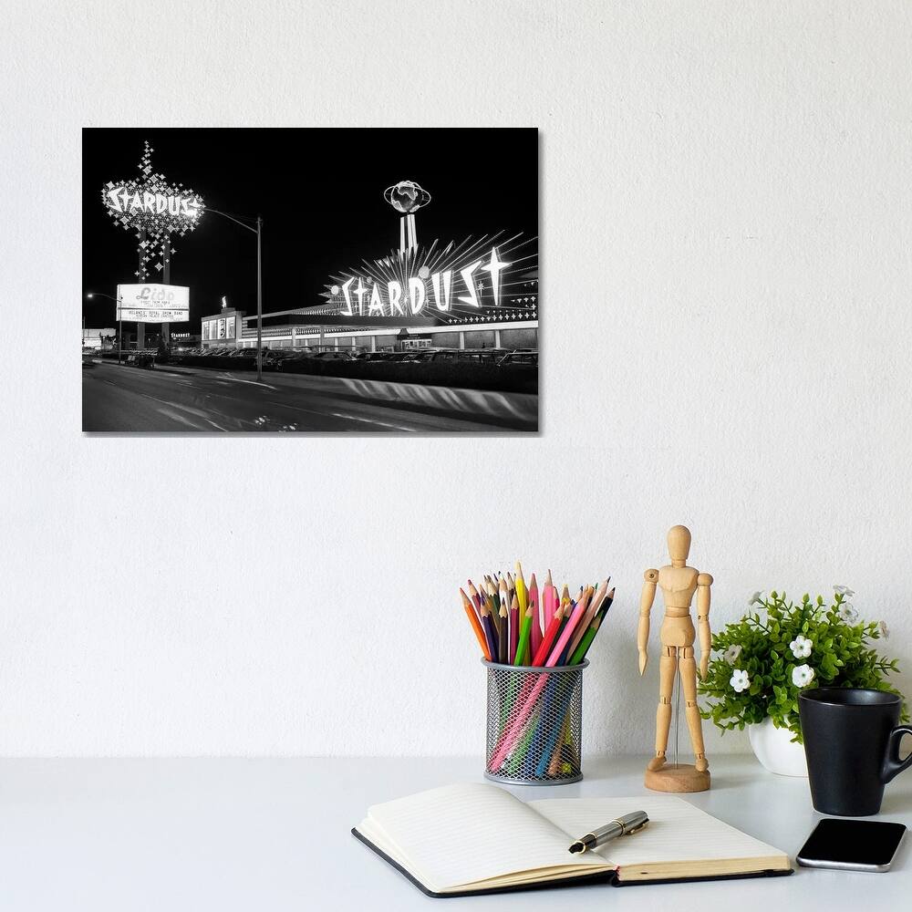 iCanvas "1960s Night Scene Of The Stardust Casino Las Vegas Nevada USA" by Vintage Images Canvas Print