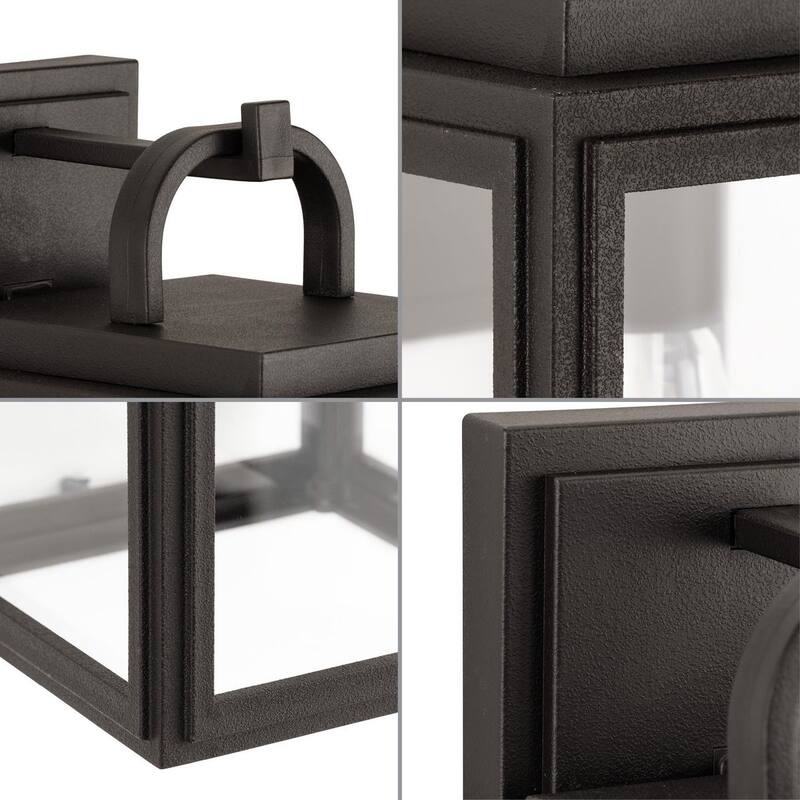 Grandbury Collection One-Light Bronze Wall Lantern with DURASHIELD - 5.5 in x 6.5 in x 11.875 in