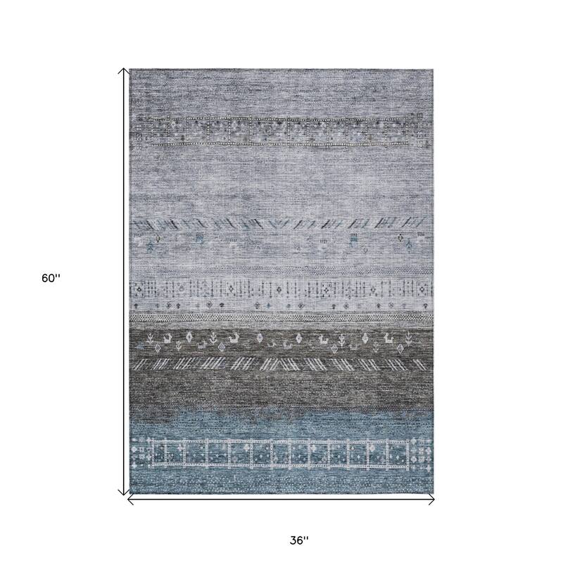 HomeRoots Southwestern Transitional Rectangle Outdoor Rug