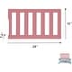 preview thumbnail 19 of 53, Dream On Me Convertible Crib Toddler Guard Rail