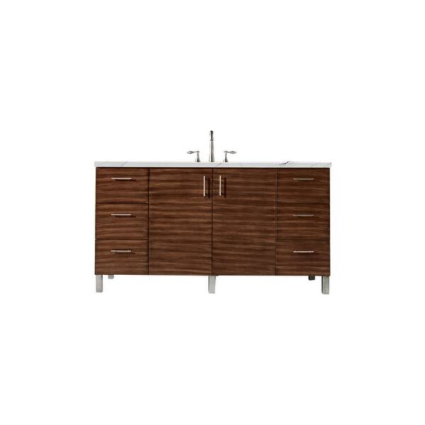 slide 2 of 34, James Martin Vanities Metropolitan 60" Single Vanity, American Walnut