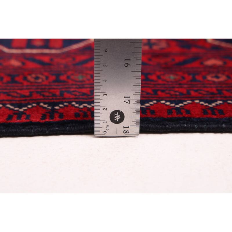 ECARPETGALLERY Hand-knotted Finest Khal Mohammadi Red Wool Rug - 6'8 x 9'8