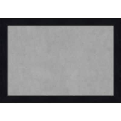 Amanti Art Shiplap Navy Framed Magnetic Board