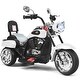 preview thumbnail 9 of 7, 3-Wheel Electric Ride On Toy with Foot Pedal & Horn & Headlight White