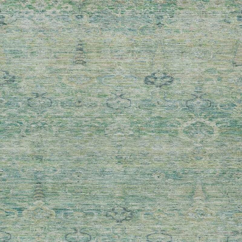 HomeRoots Oriental Traditional Rectangle Outdoor Rug