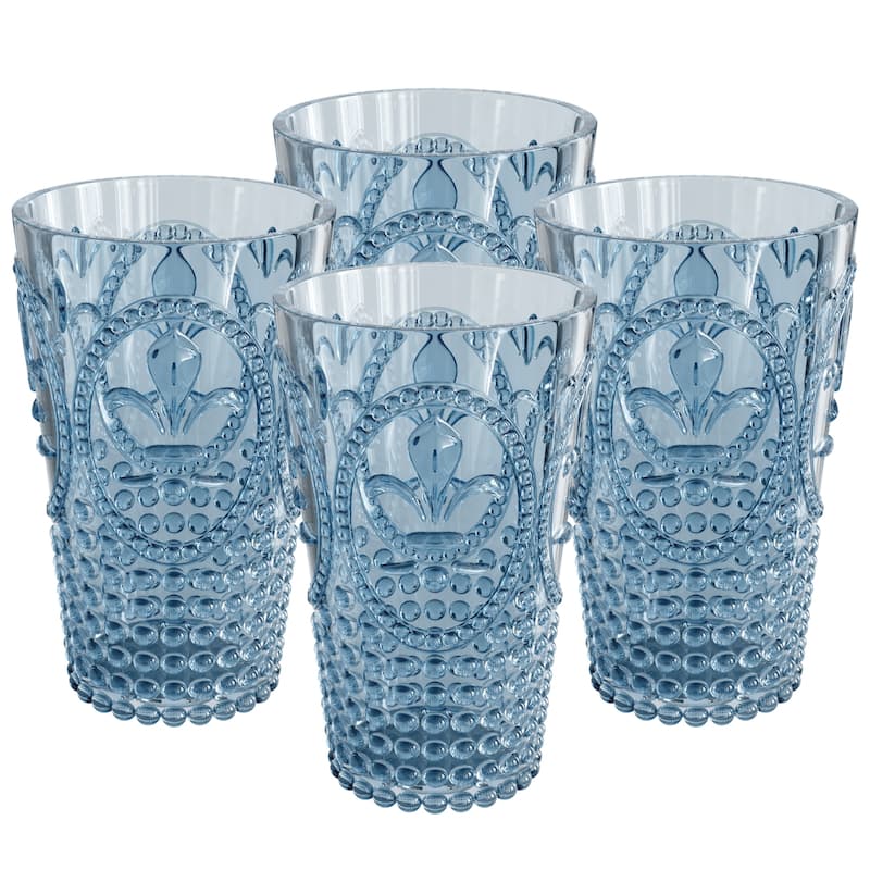 Elle Decor Set of 4 Acrylic Water Tumblers