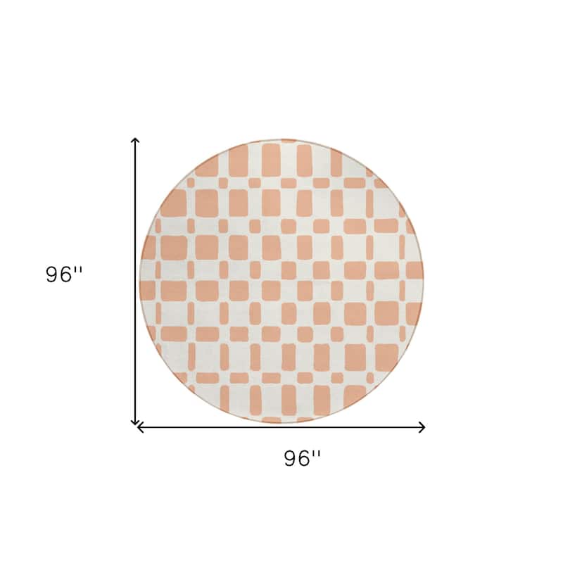 HomeRoots Geometric Transitional Rectangle Outdoor Rug