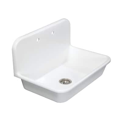 Kingston Brass Arcticstone 30" Drop In Single Basin Stone Composite