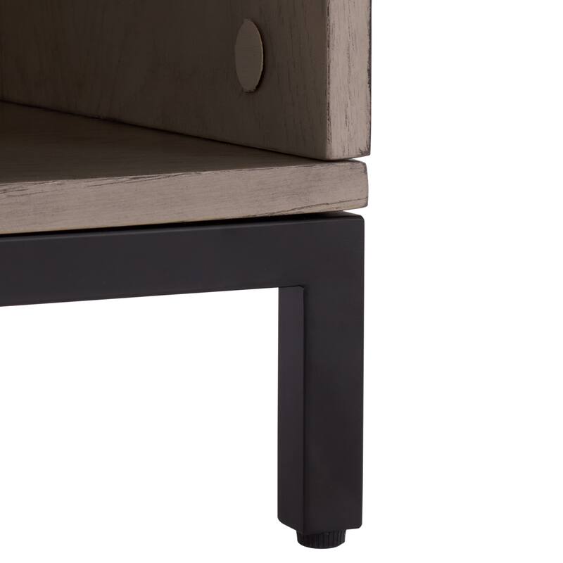 SEI Furniture Himalay 1-Drawer 1-Shelf Nightstand