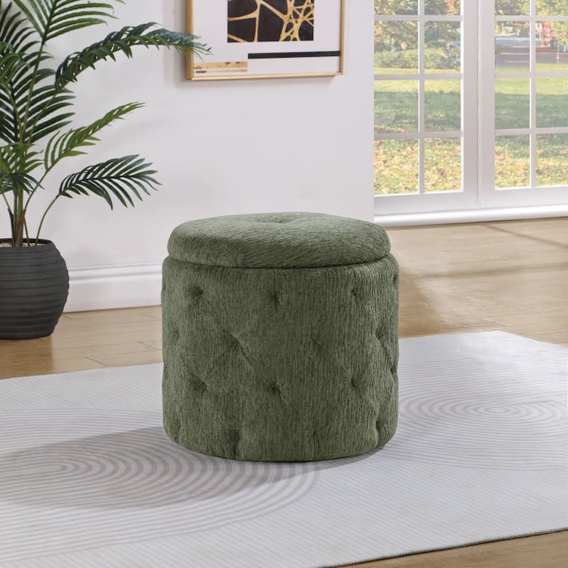 Erindale Round Storage Ottoman