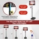 preview thumbnail 6 of 8, Costway Kids Basketball Hoop Portable Backboard System with Adjustable - See Details