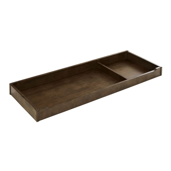 slide 2 of 2, Dovetail 50" Wide Contemporary Changing Tray, Graphite Gray
