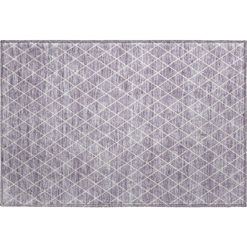 Premium Washable Super Soft Diamond Trellis Mayfield Rug