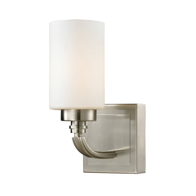 Dawson 10-inch High 1-Light Sconce in Brushed Nickel