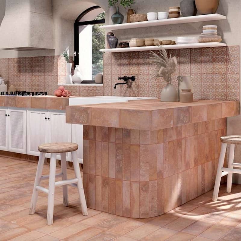 Arcilla Decor 6x12 Satin Porcelain Patterned Tile - Floor, Wall, Backsplash
