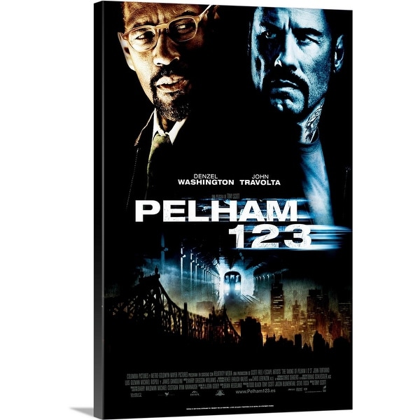 "The Taking of Pelham 123 - Movie Poster - Spanish" Canvas Wall Art