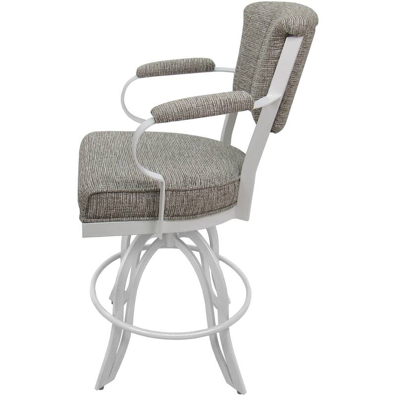 Miami Counter 26" or Bar 30" Metal Bar Stool on A Base