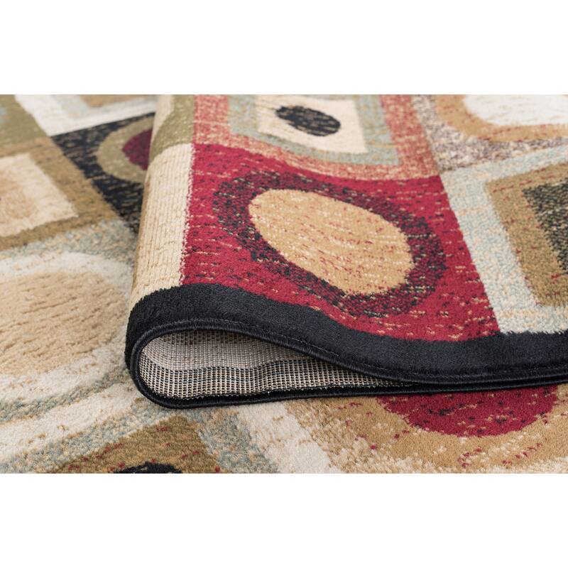 Hamilton Modern & Contemporary Geometric Indoor Area Rug - 7'10 x 7'10