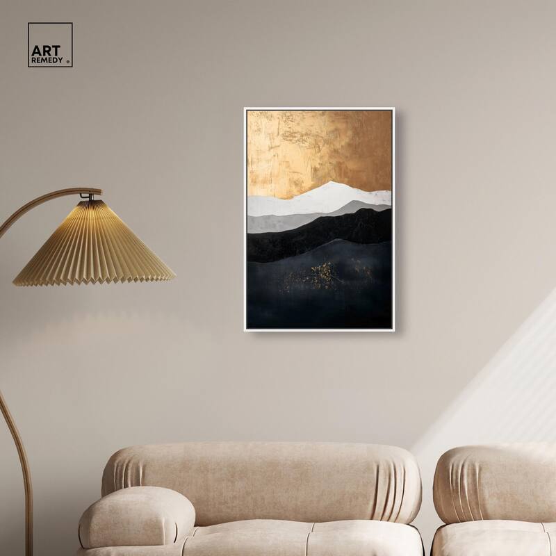 Golden Vista II Canvas by Art Remedy