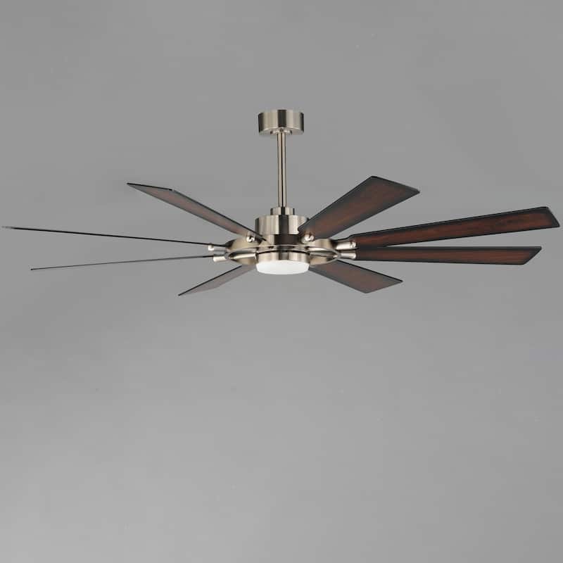 Maxim 88878WT Helm 72" 8 Blade Indoor LED Ceiling Fan