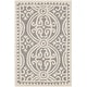 preview thumbnail 92 of 121, SAFAVIEH Handmade Cambridge Myrtis Moroccan Wool Rug 2' x 3' - Silver/Ivory