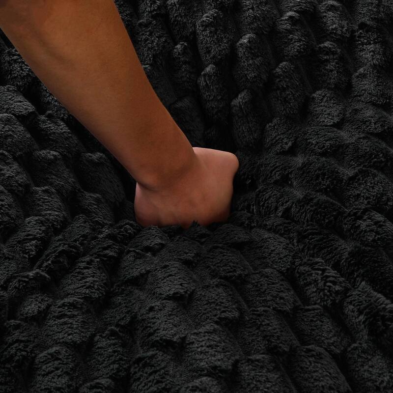 51-inch Corduroy Sofa in Black, Suitable for Multiple Scenarios