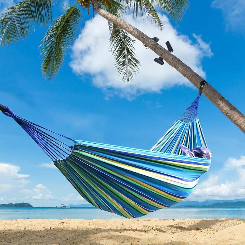 Portable Camping Hammocks for Hanging Sturdy Garden - 106"L x 59"W