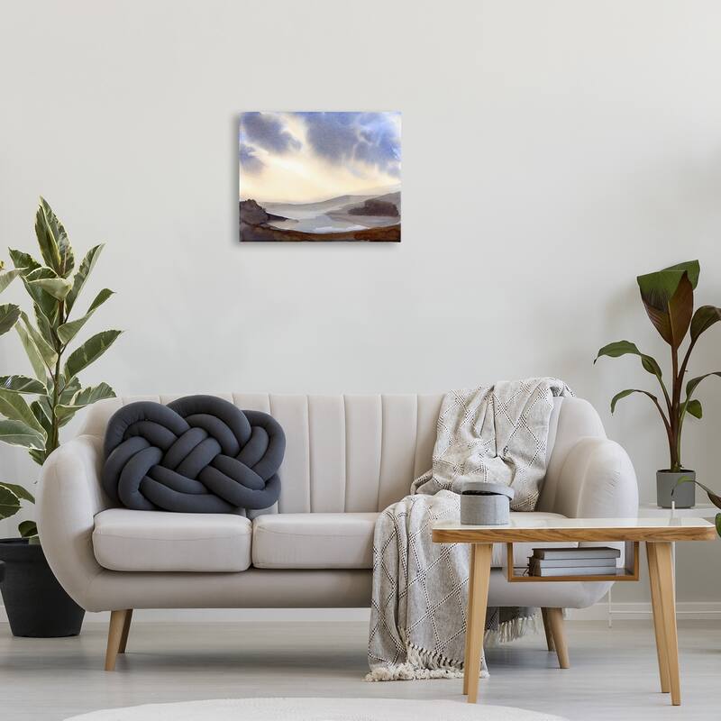 Stupell Dreamy Bay Inlet Horizon Canvas Wall Art Design By Ashley Davis
