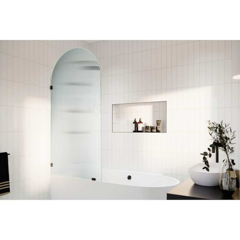 Glass Warehouse B-FL-ARC-34 Maven 66-3/4" High x 34" Wide Shower