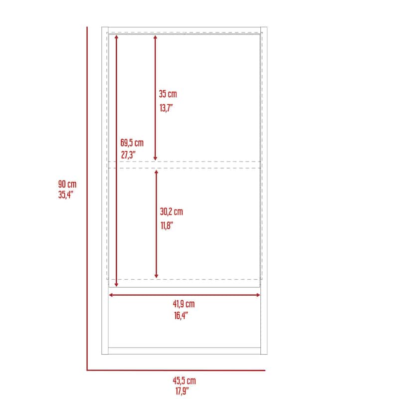Burlington Rectangle Medicine Cabinet with Mirror