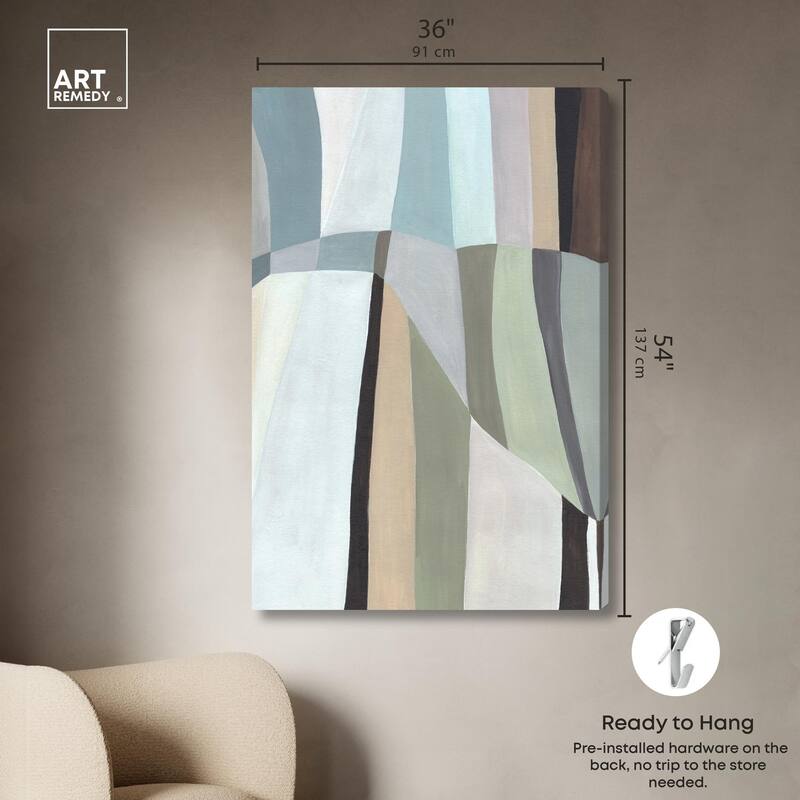 Abstract Fragments I Canvas by Art Remedy, Gallery Wrapped
